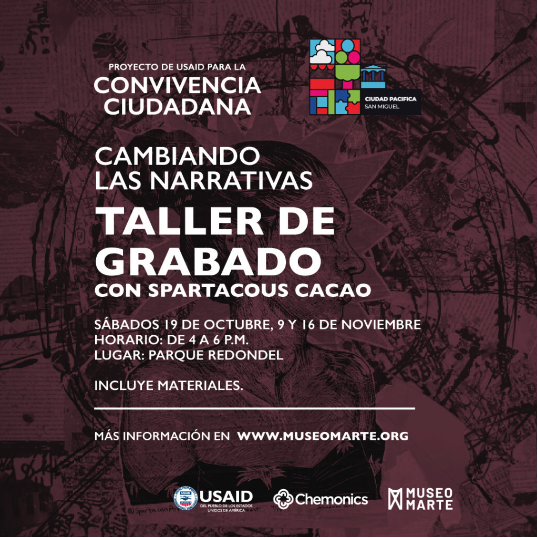 Taller de grabado con Spartacous Cacao