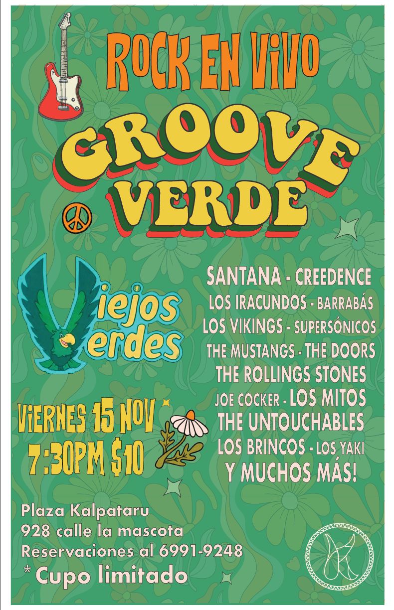 concierto Groove Verde 🎸✨