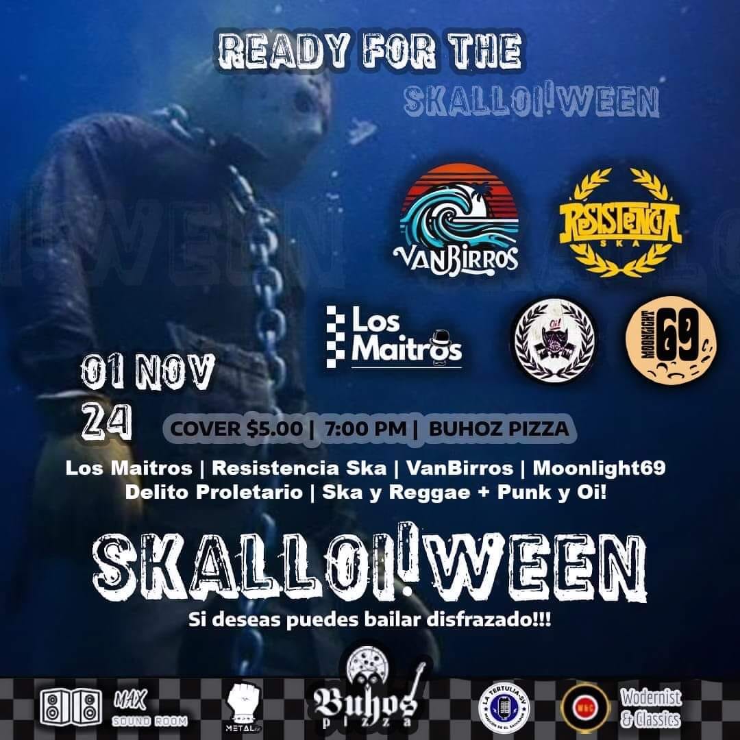 Skate Halloween  en Buhos Pizza 