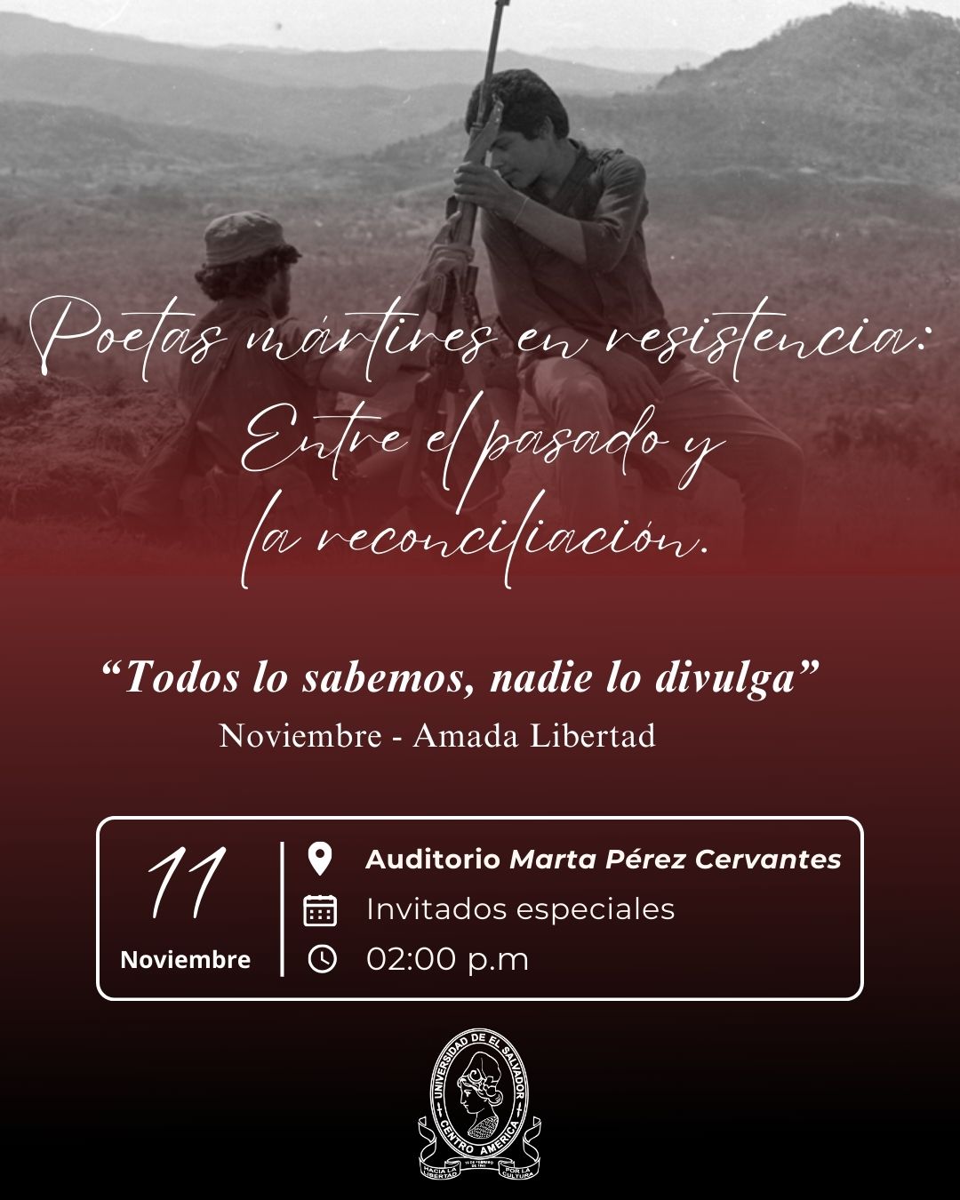 Poetas Mártires en Resistencia: entre el pasado y la reconciliación 