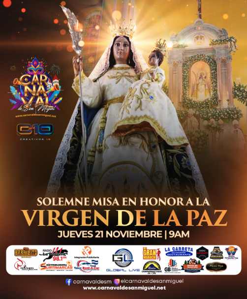 Solemne Misa en honor a Virgen de la Paz 