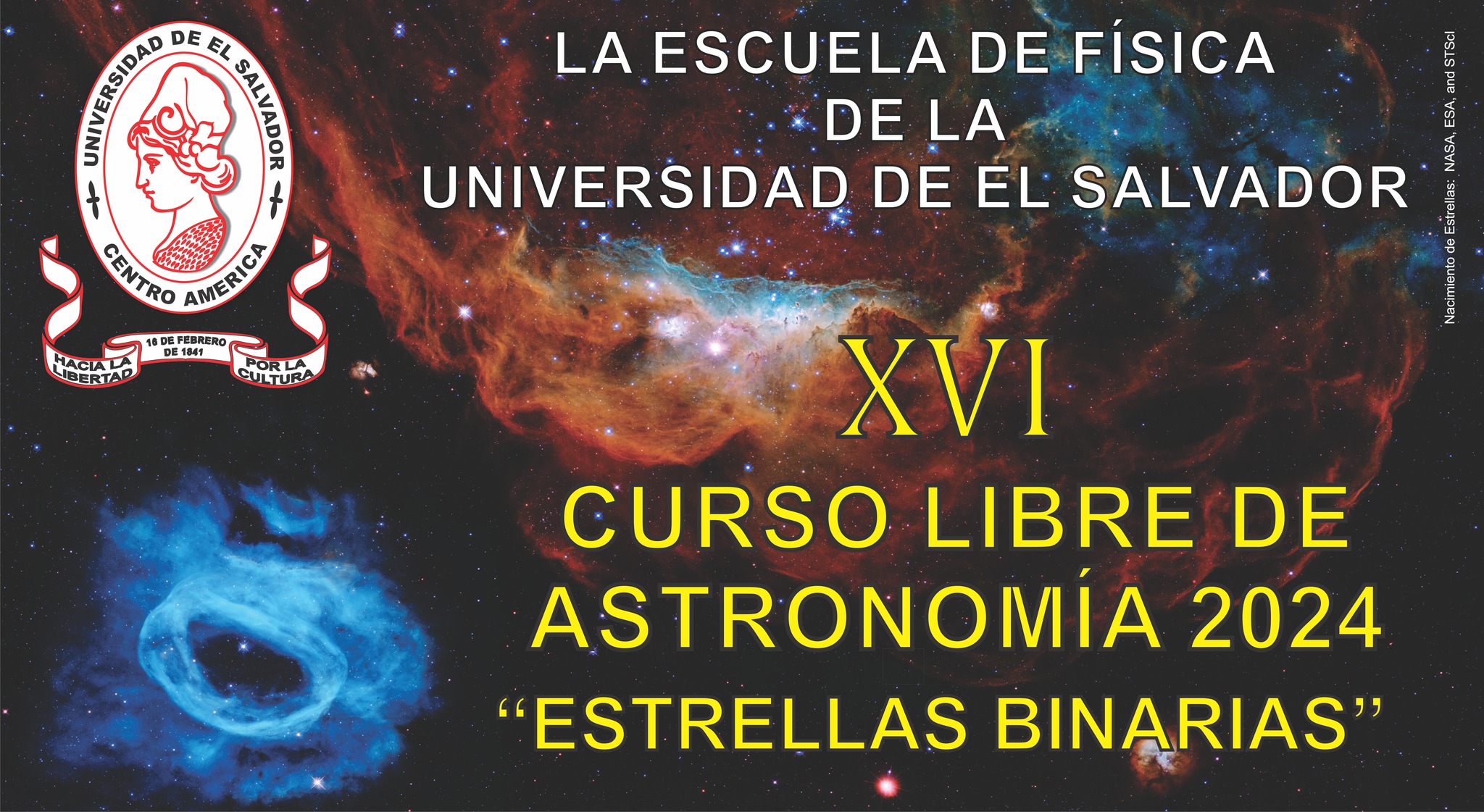 XVI Curso Libre De Astronomía 2024 ¨Estrellas Binarias¨