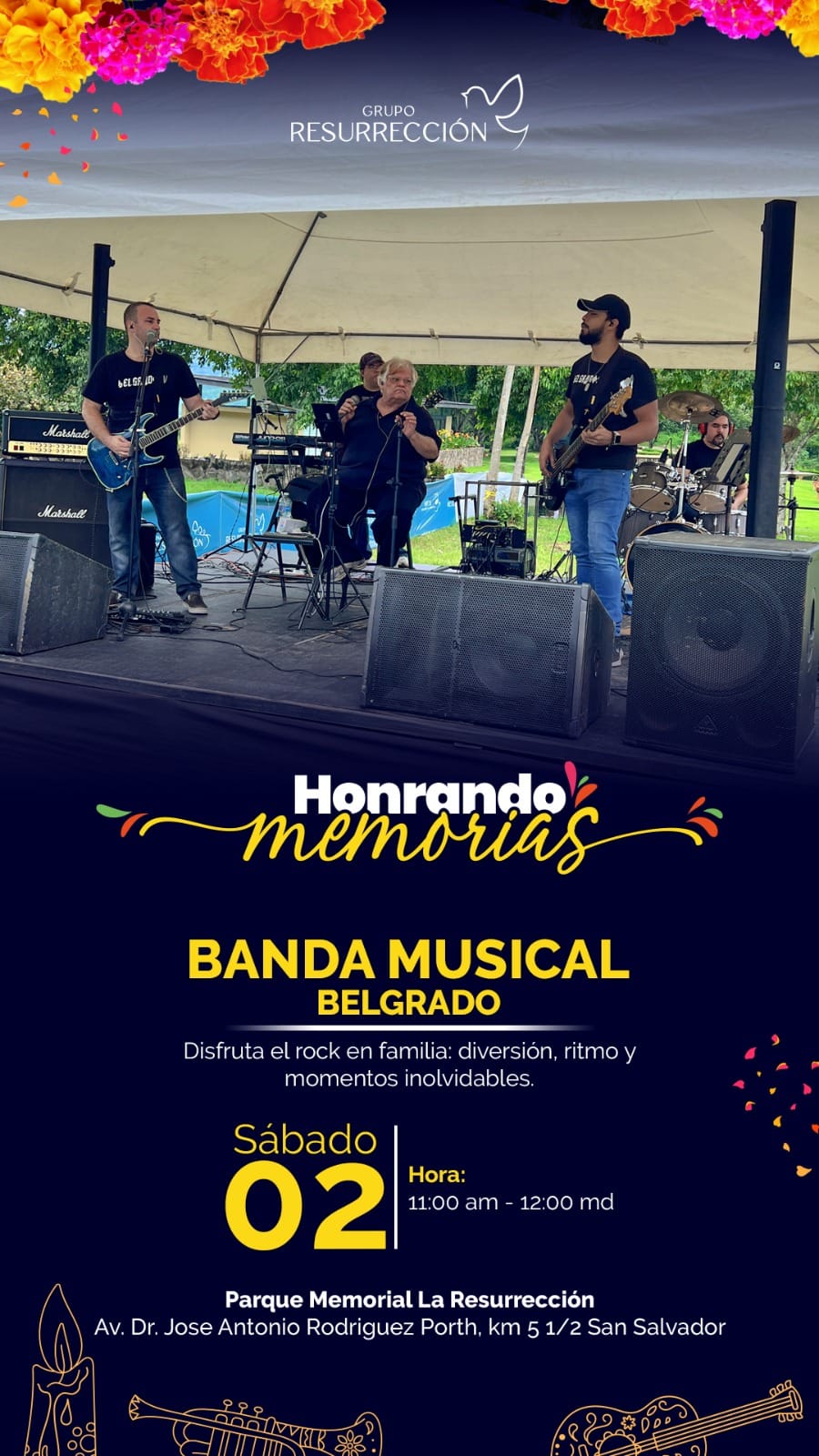 Honrando Memorias en Parque Memorial La Resurrección