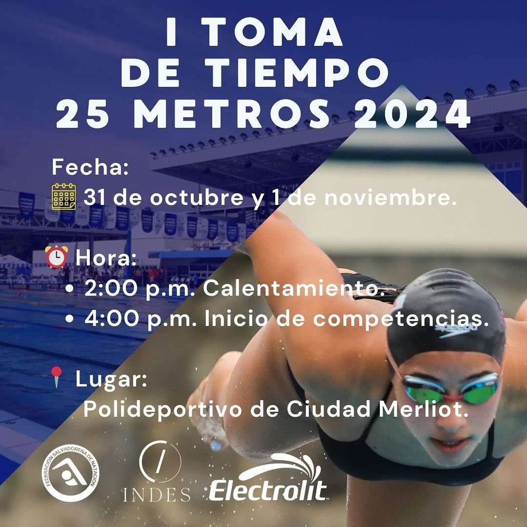 1  Toma de Tiempo 25 metros