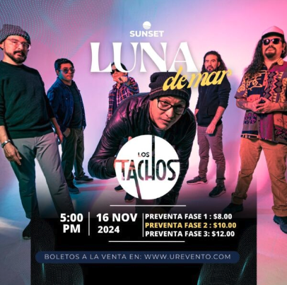 Concierto de LOS TACHOS Nombrado Luna de Mar 
