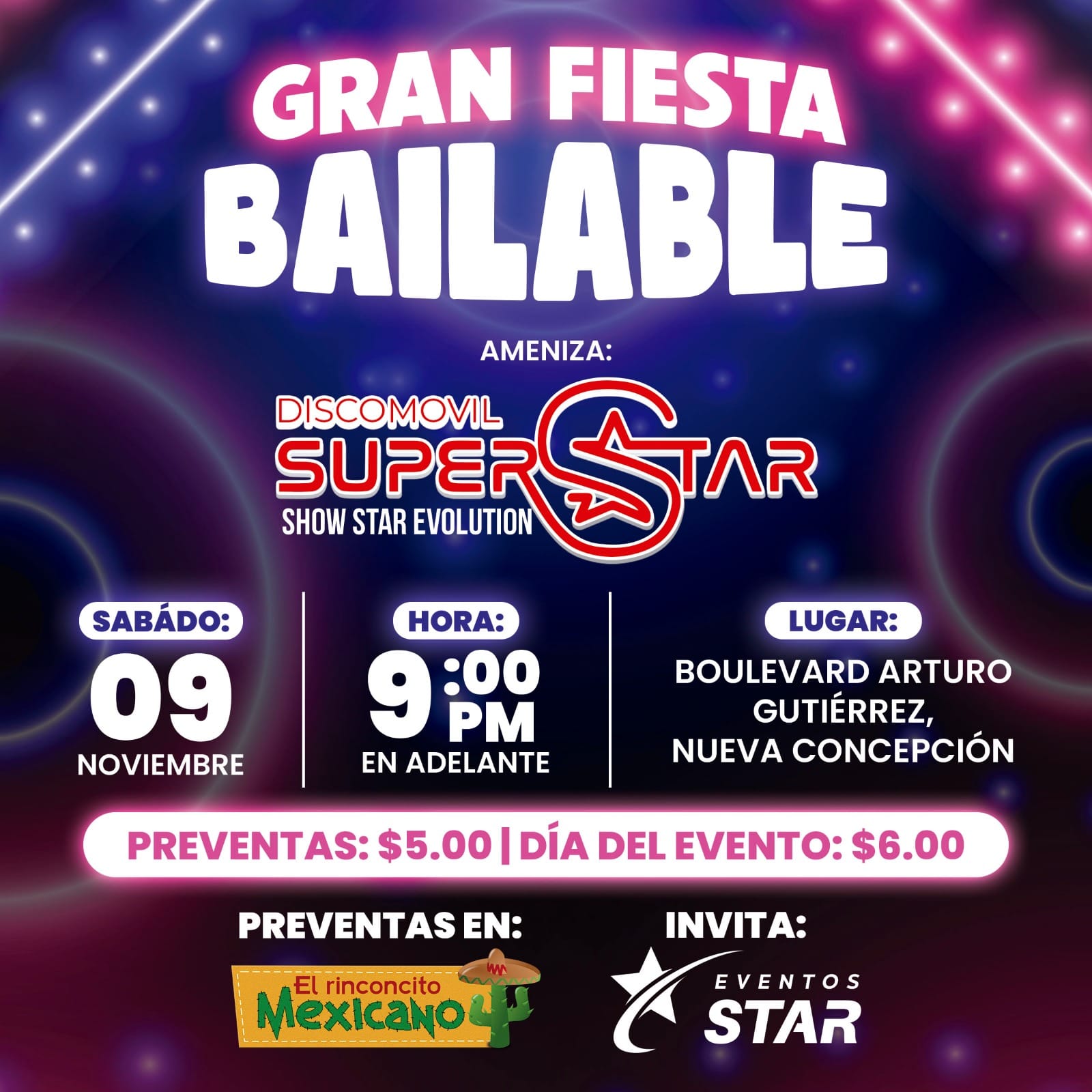Gran Fiesta Bailable En Nueva Concepción 