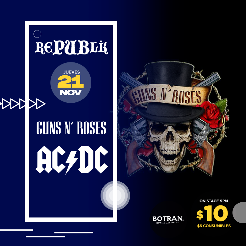 Tributo Guns N’ Roses y AC/DC  