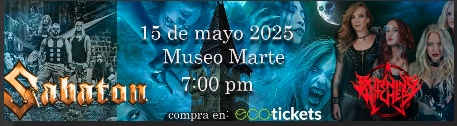 Concierto De Sabaton + Burning Witches 