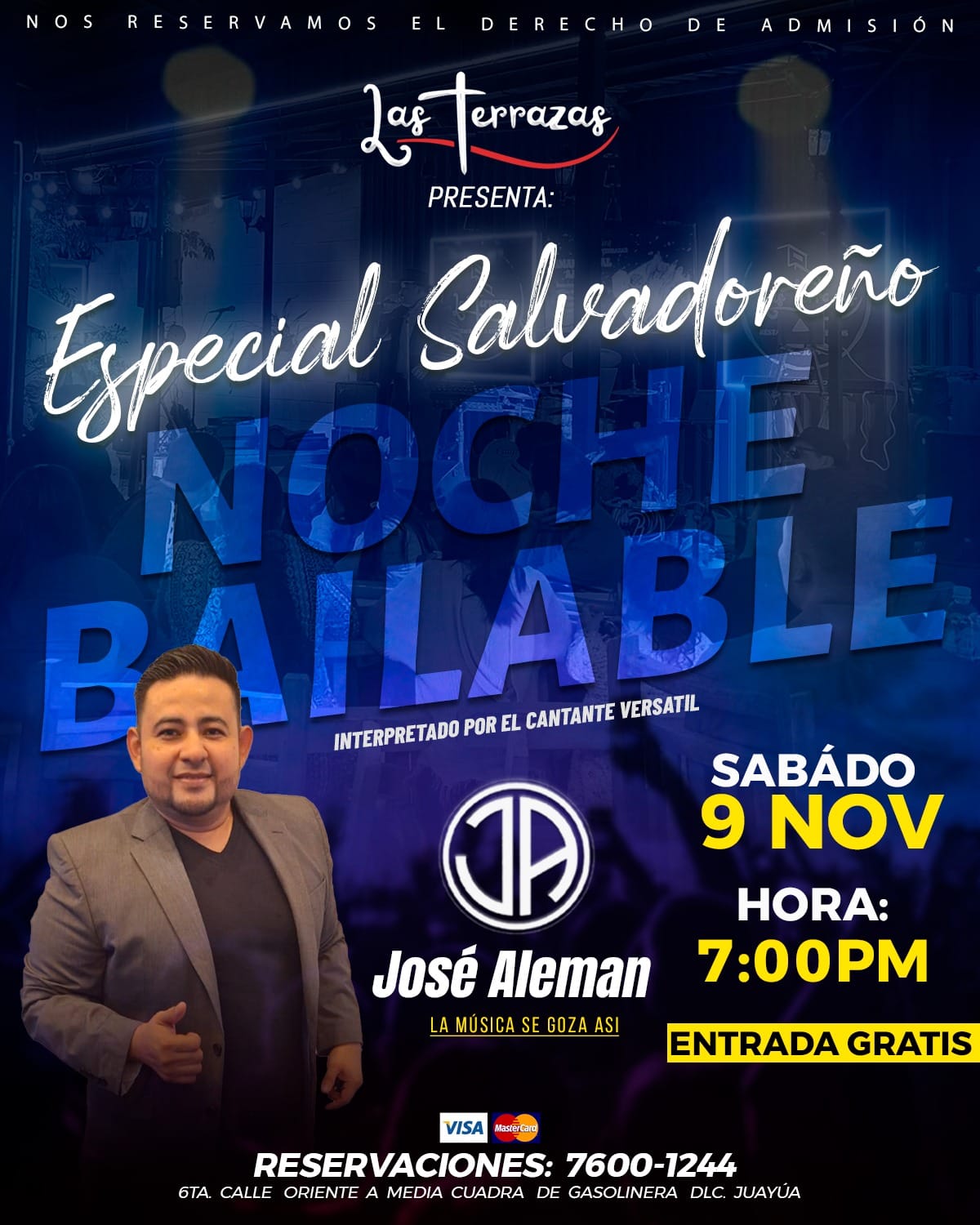 Especial Salvadoreño Noche Bailable 