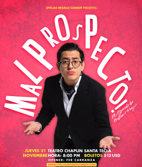 Stan Up De Comedia “Mal Prospecto”