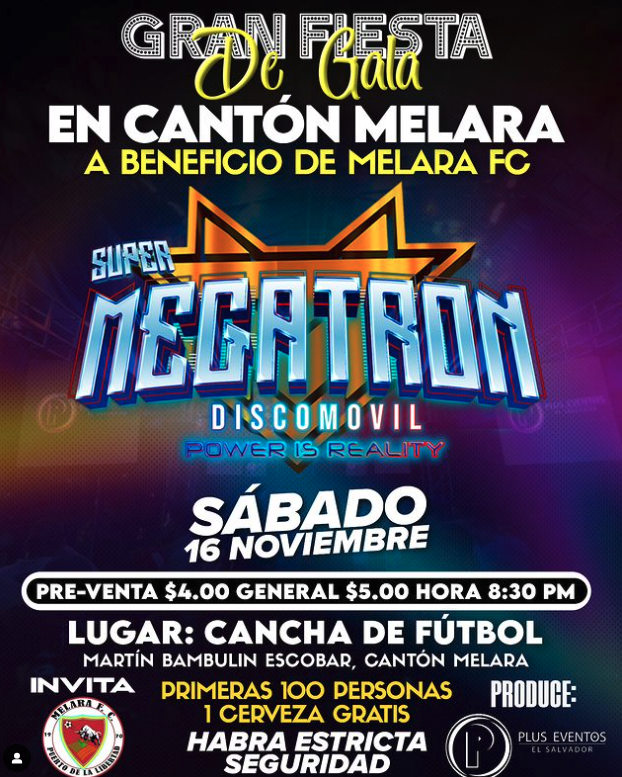 Gran Fiesta Bailable En Cantón Melara