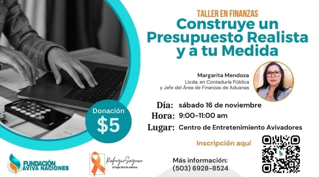 TALLER EN FINANZAS  "Construye un Presupuesto Realista y a tu Medida"