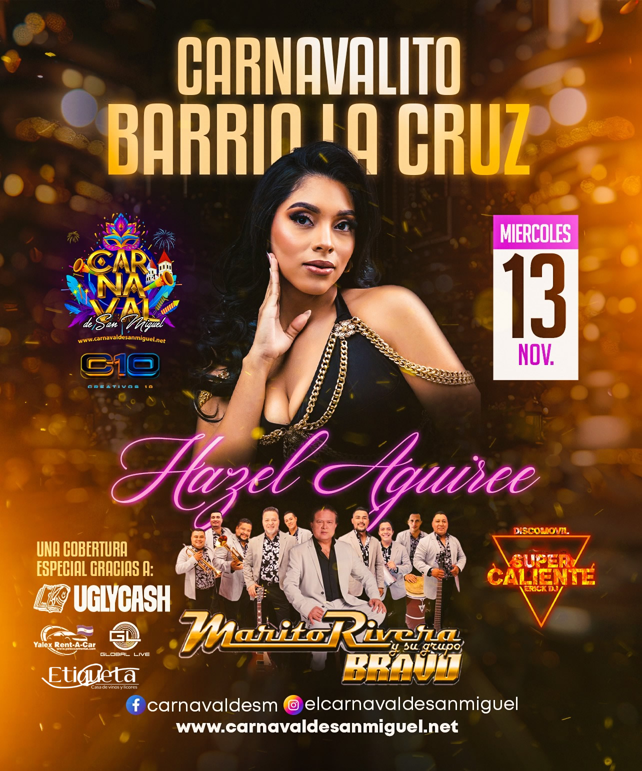 Carnvalito Barrio La Cruz Con Marito Rivera Y Su Grupo Bravo