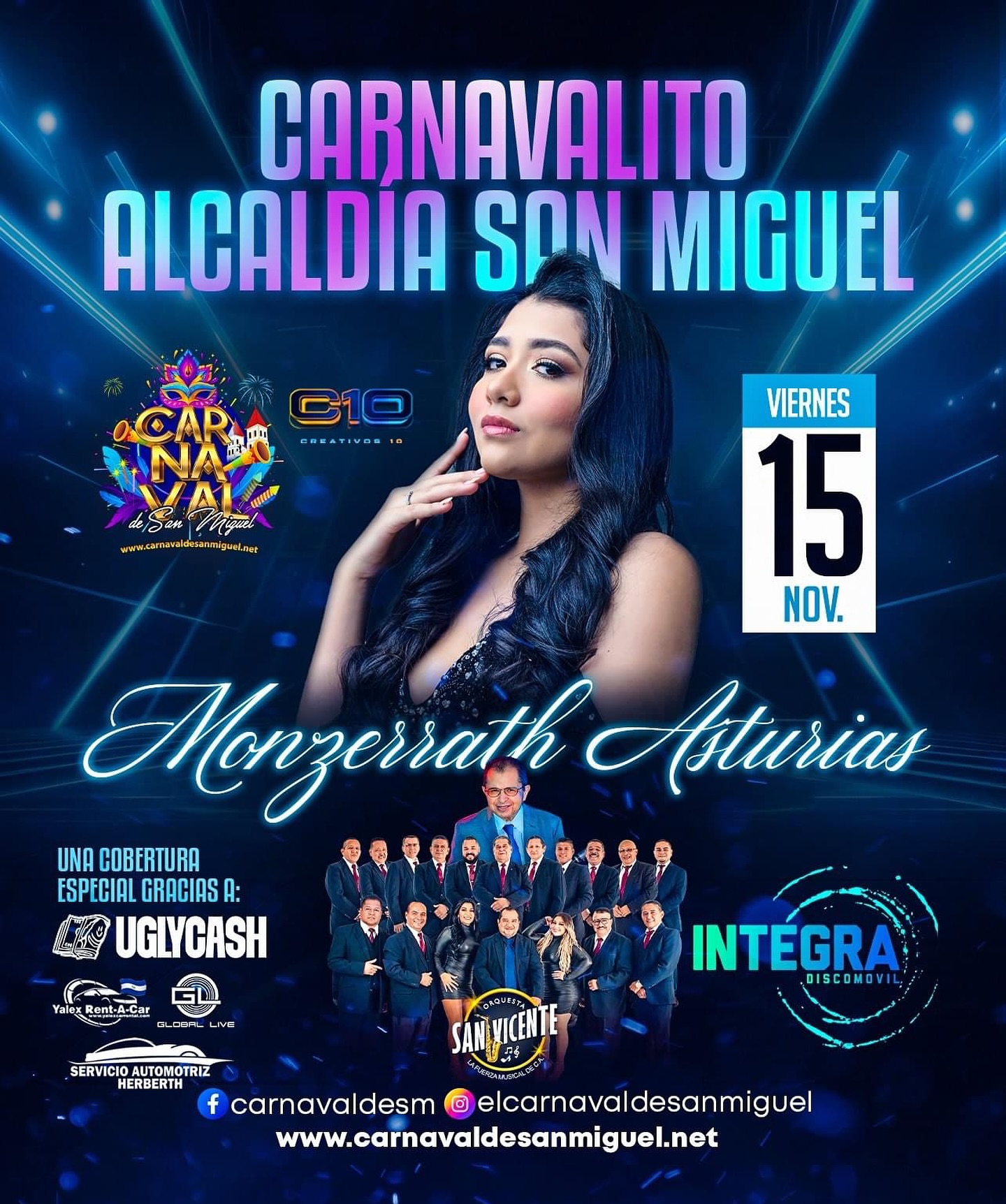 Carnavalito De La Alcaldia Municipal Con La Orquesta San Vicente 