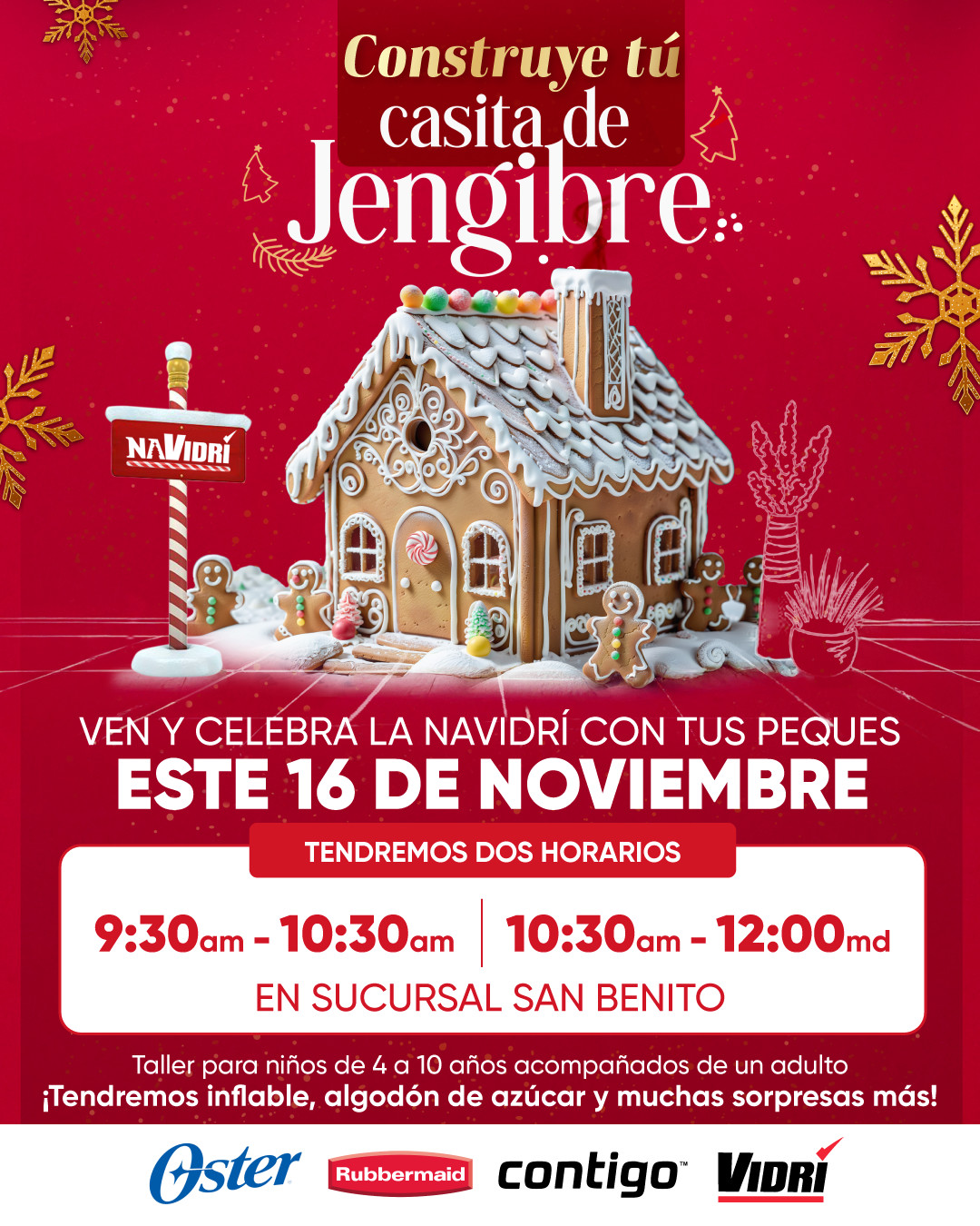 Taller Construye Tú Casita De Jengibre