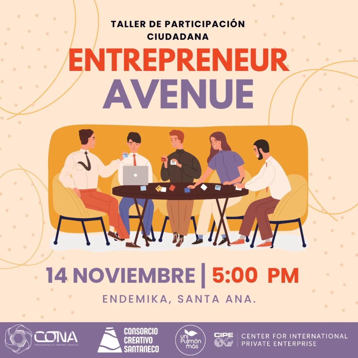 TALLER DE PARTICIPACIÓN CIUDADANA ENTREPRENEUR AVENUE