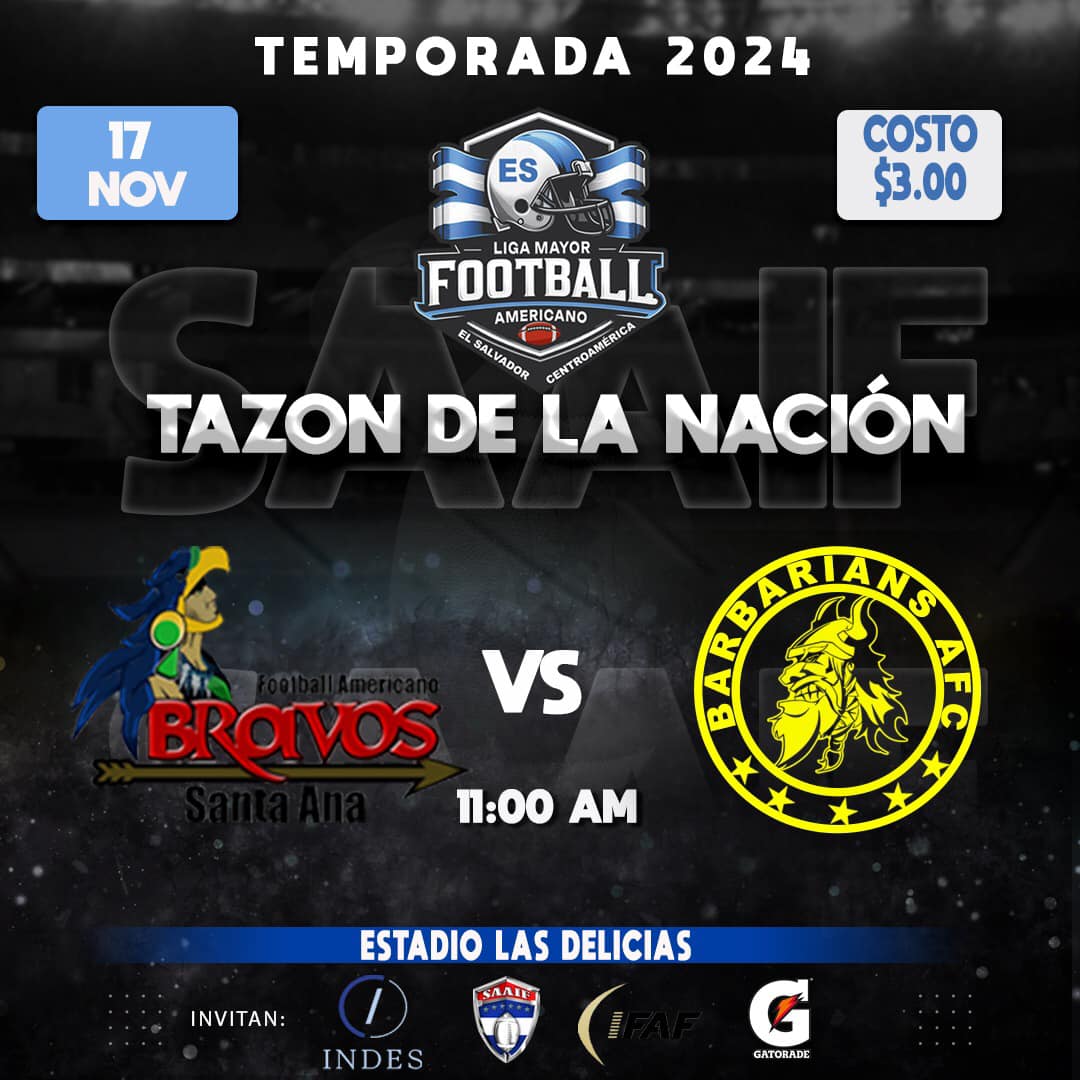  Bravos de Santa Ana y Barbarians AFC