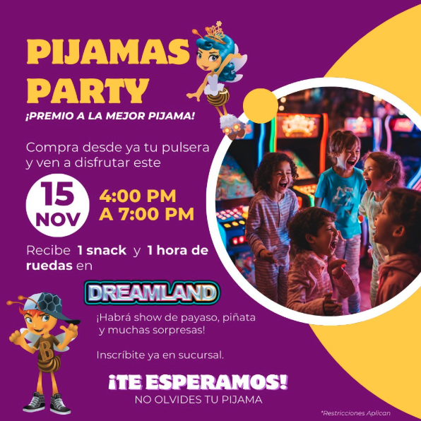 Pijamada Party En Dreamlan