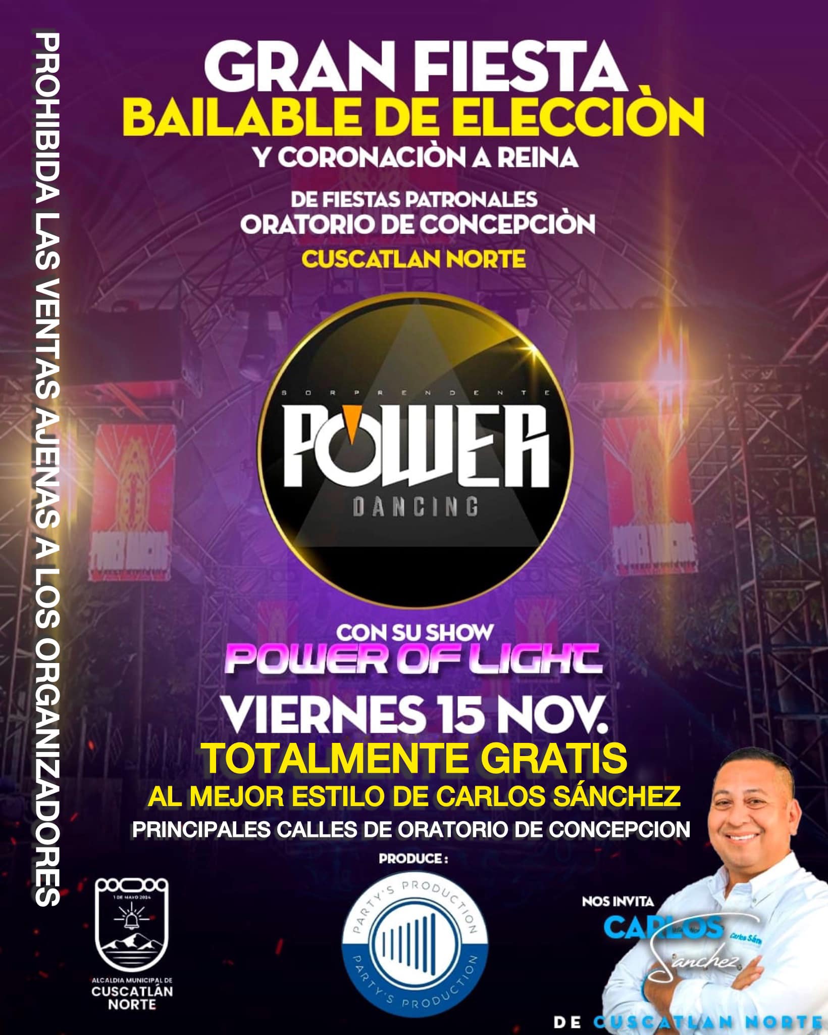 GRAN FIESTA BAILABLE DE ELECCIÓN Y CORONACIÓN DE REINA 