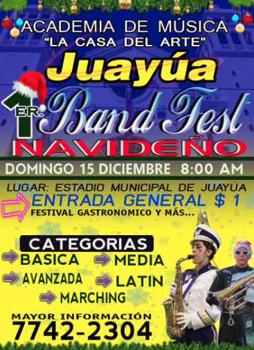 1er Band Fest Navideño En Juayúa 