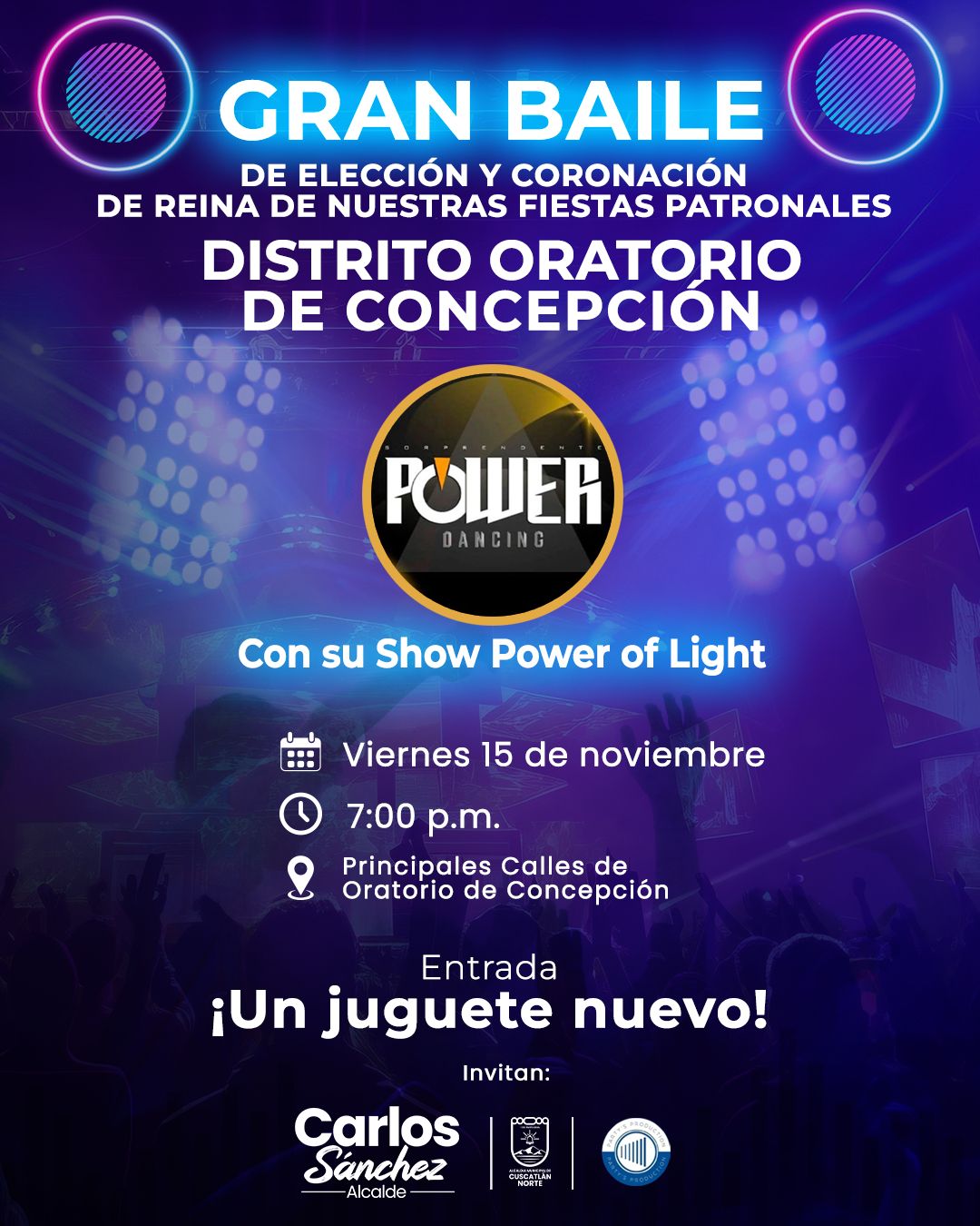 Gran Baile de elección y coronación. de Reina 