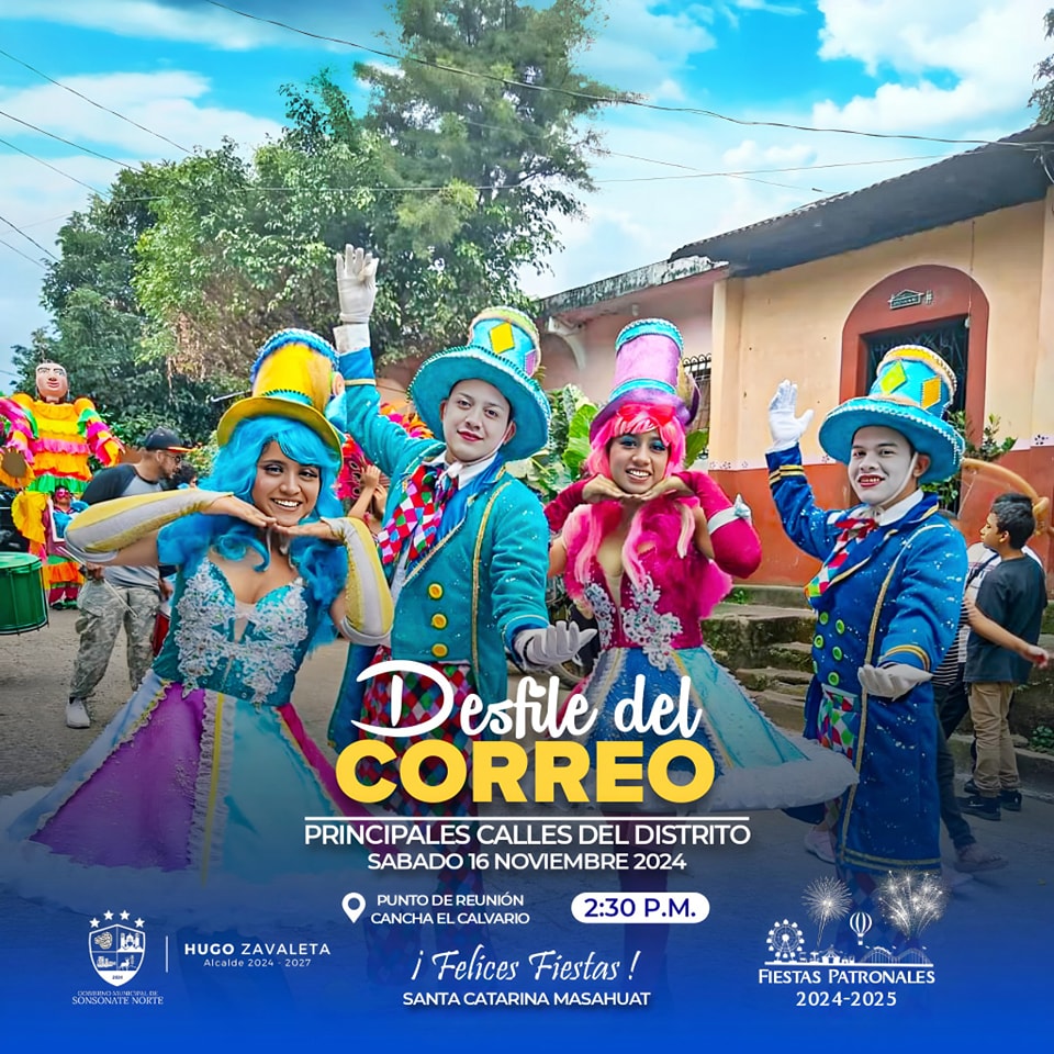 Desfile del Correo 2024 Santa Catarina Masahuat