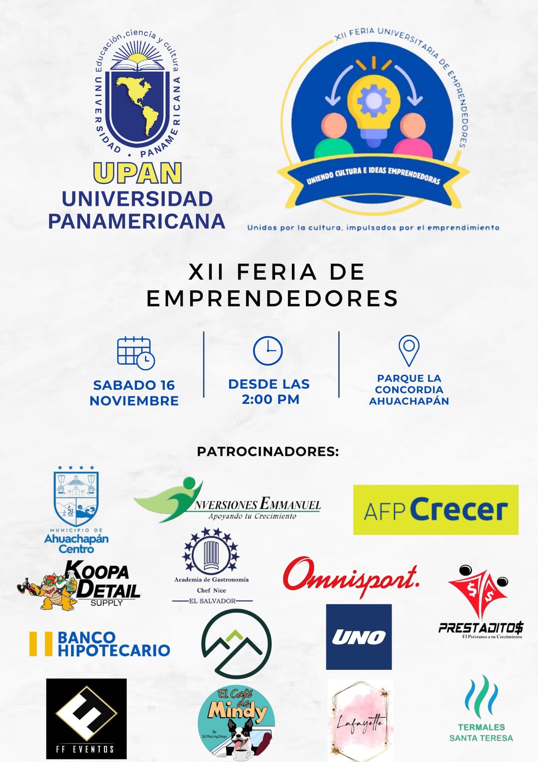 XII FERIA  DE EMPRENDEDORES 2024