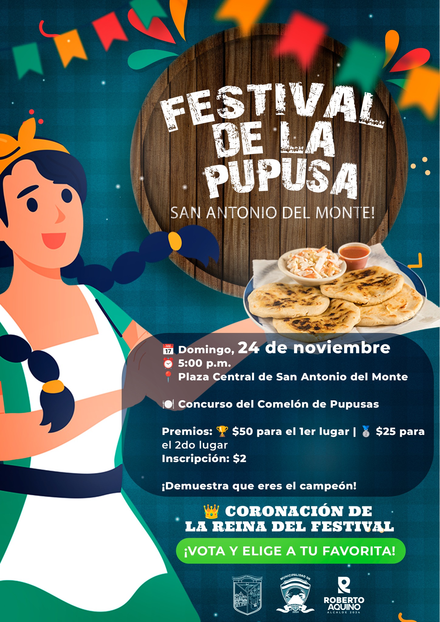 Festival De La Pupusa En San Antonio del Monte
