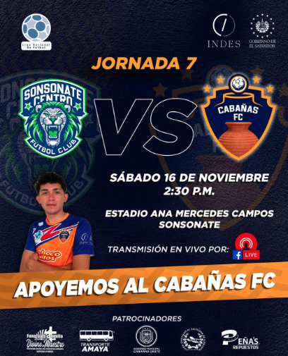  Cabañas FC vs  Sonsonate Centro FC