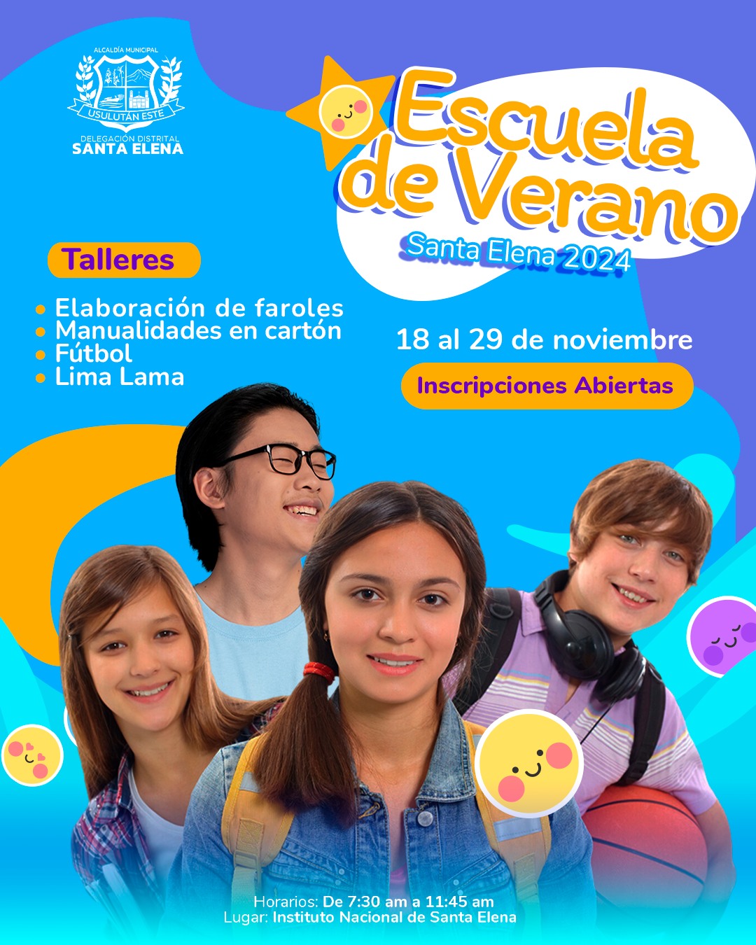 Escuela de Verano en Usulután 