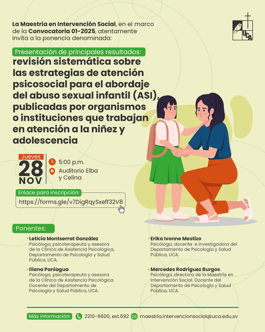 Maestría en Intervención Socia