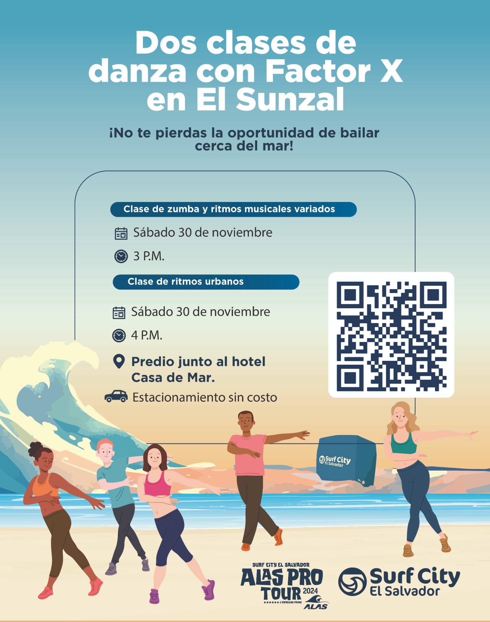 Dos clases de danza con Factor X en El Sunzal