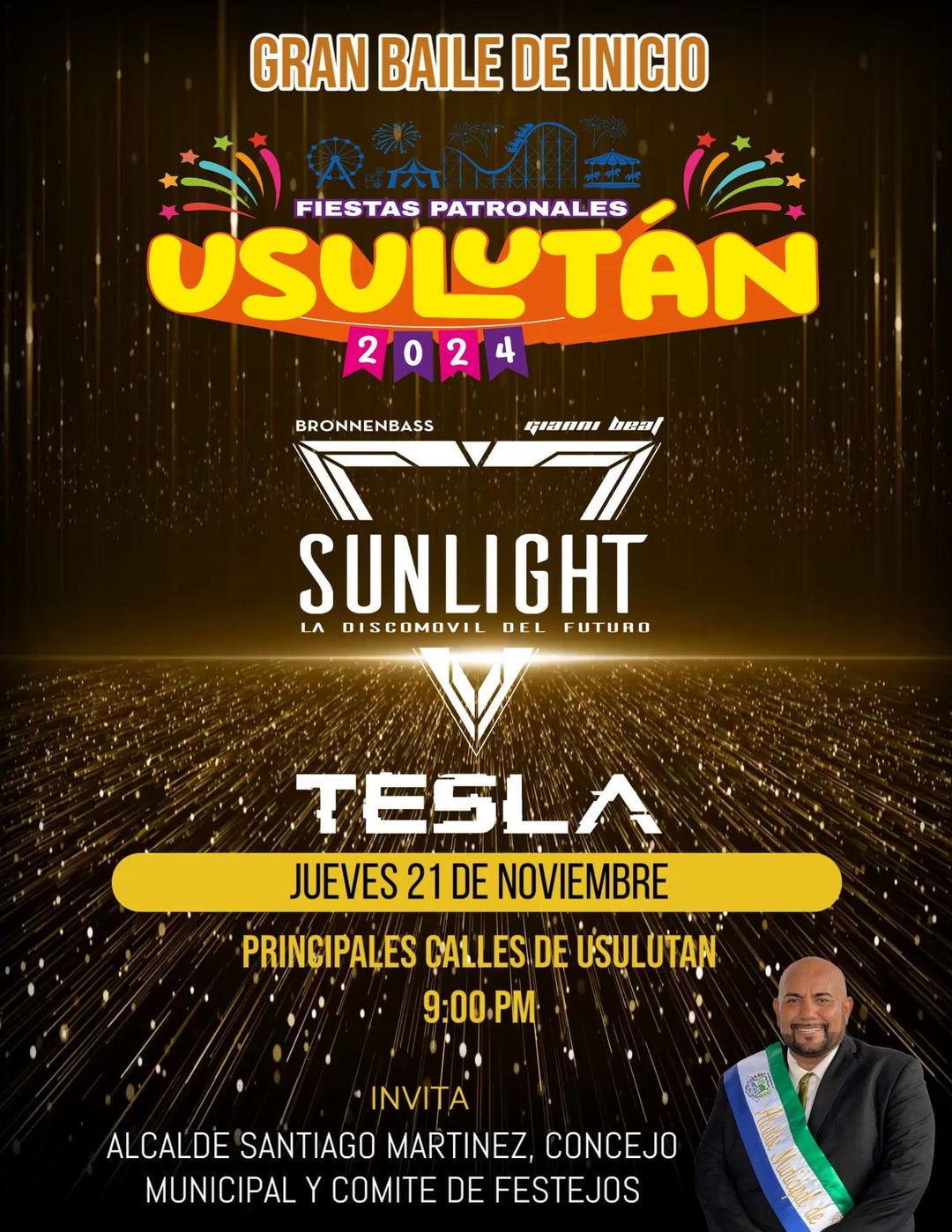 Gran Baile De Inicio De Las Fiestas Patronales De Usulután