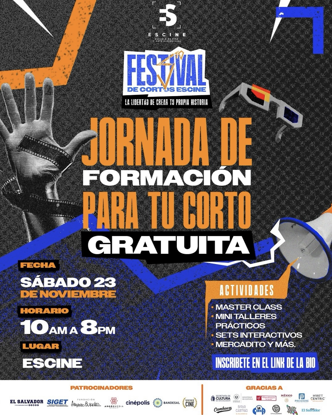 Jornada De Formación Gratuita En El Marco Del 5to Festival De Cortos ¨Escine¨