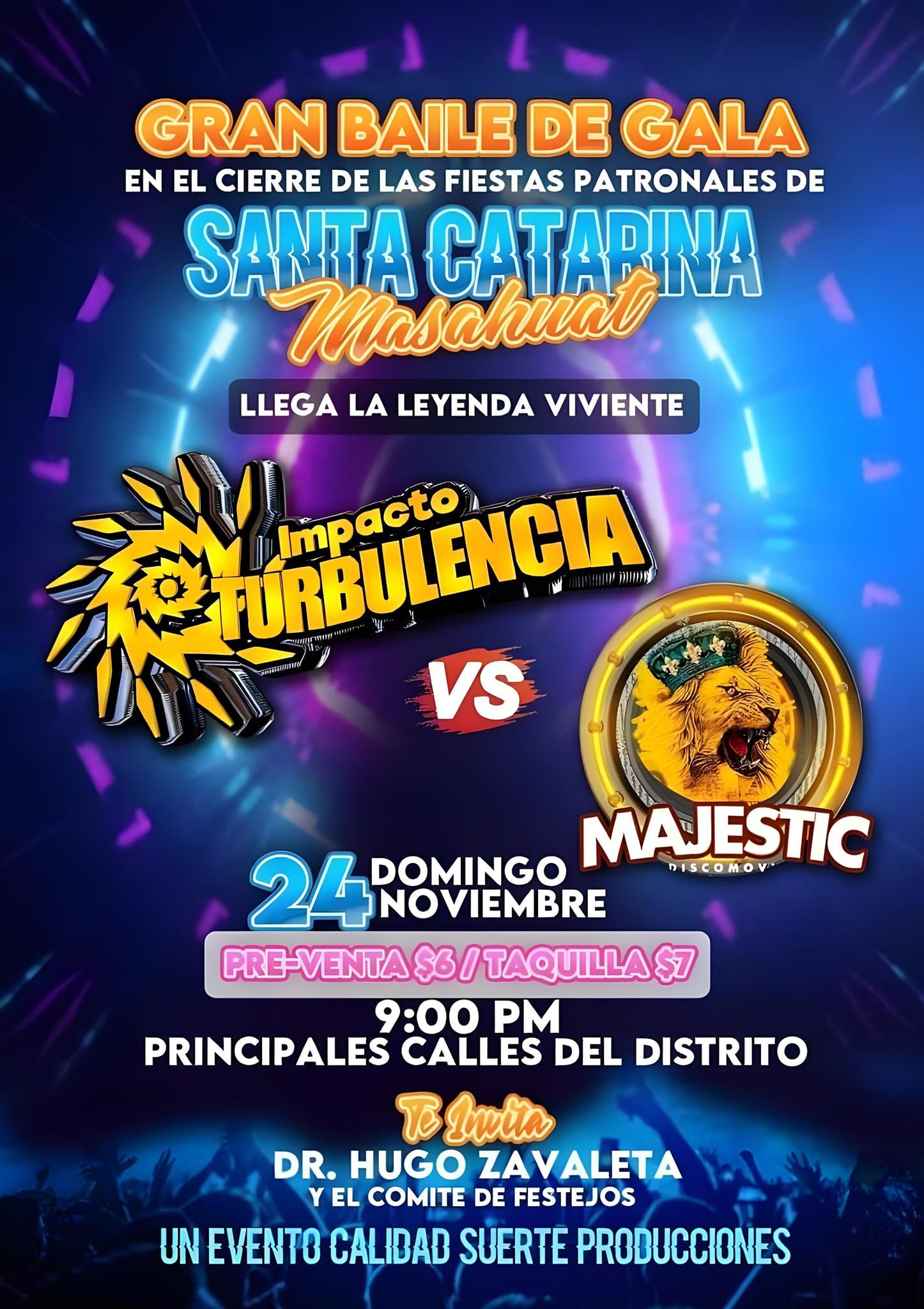 Gran Baile de Gala de Fiestas Patronales. 🎊🎉🪩