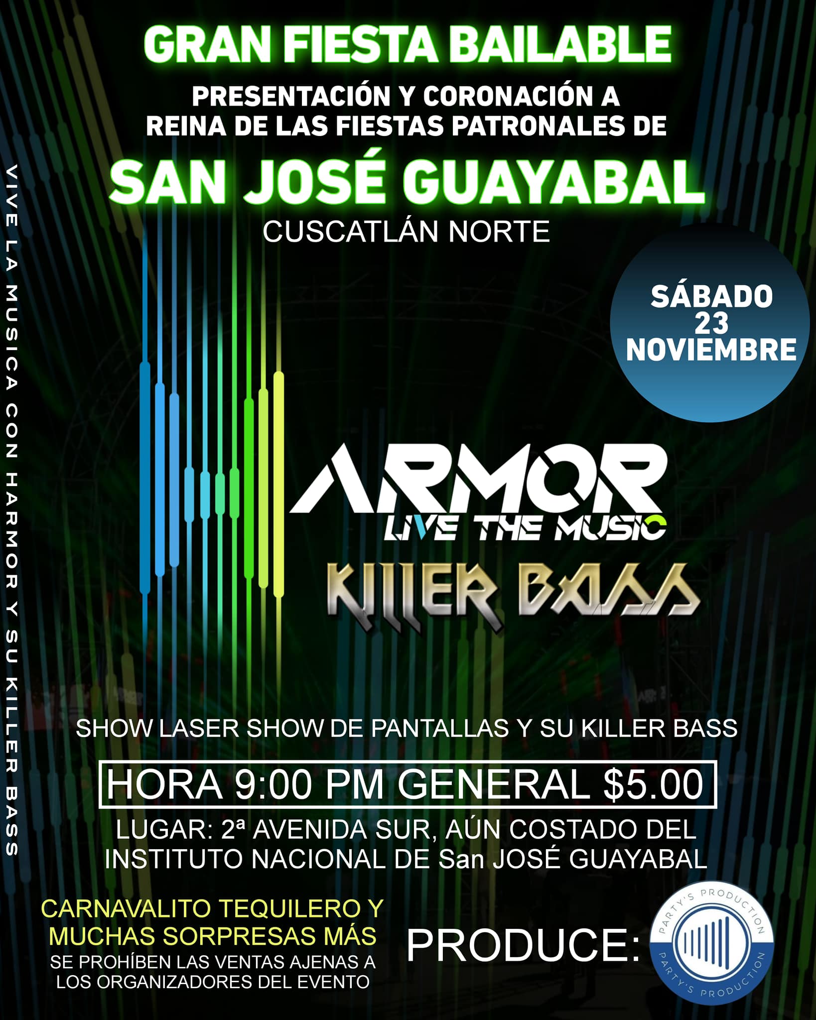  Presentación de candidatas de San José Guayabal y coronación a reina de sus festejos patronales