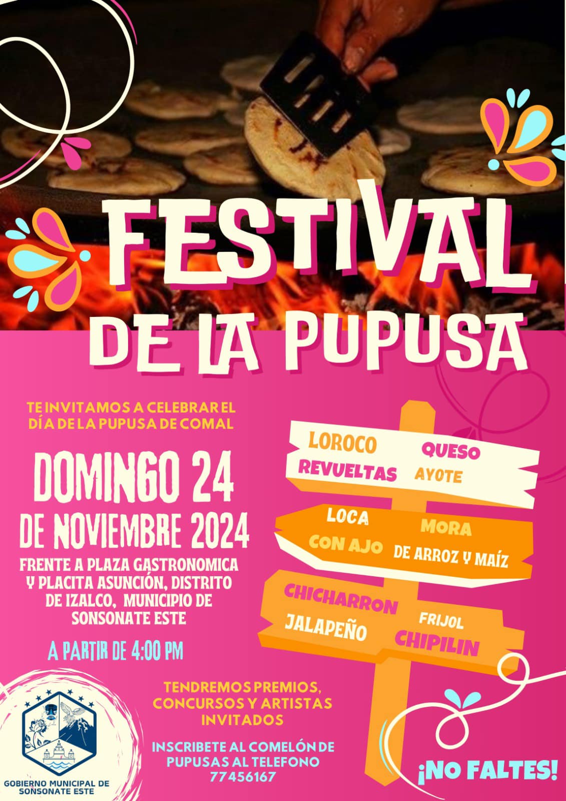 Festival de la Pupusa en Sonsonate Este 