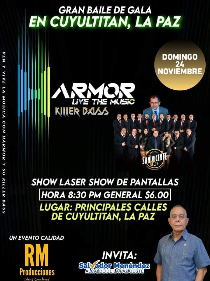 Gran Baile de Gala en Cuyultitan, La Paz