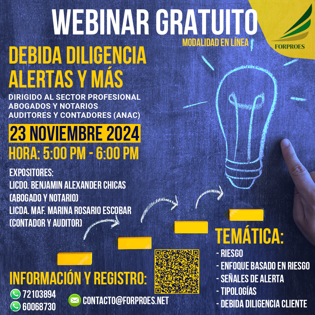 WEBINAR DEBIDA DILIGENCIA ALERTAS Y MÁS