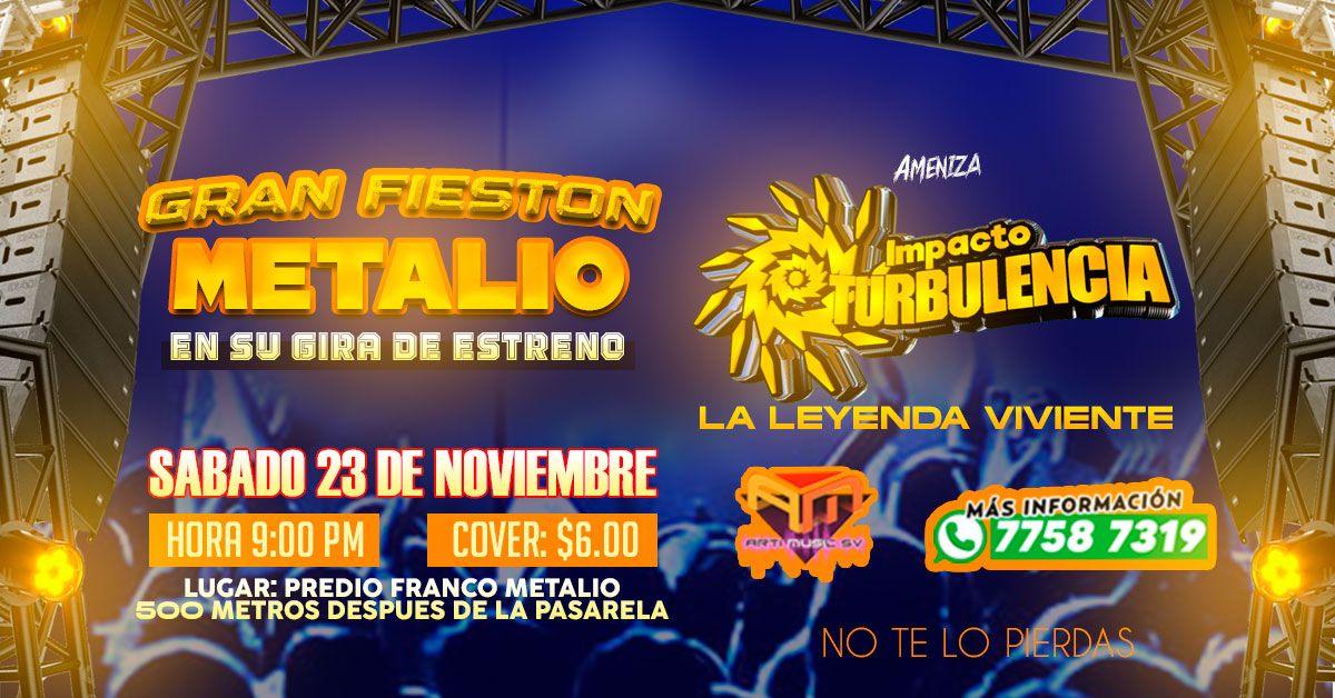 EL ESTRENO DE DISCOMOVIL TURBULENCIA EN METALIO