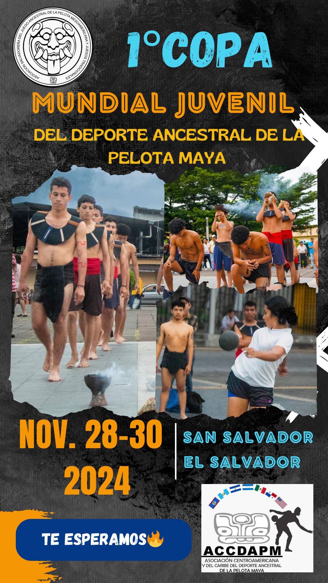 1° COPA MUNDIAL JUVENIL DEL DEPORTE ANCESTRAL DE LA PELOTA MAYA