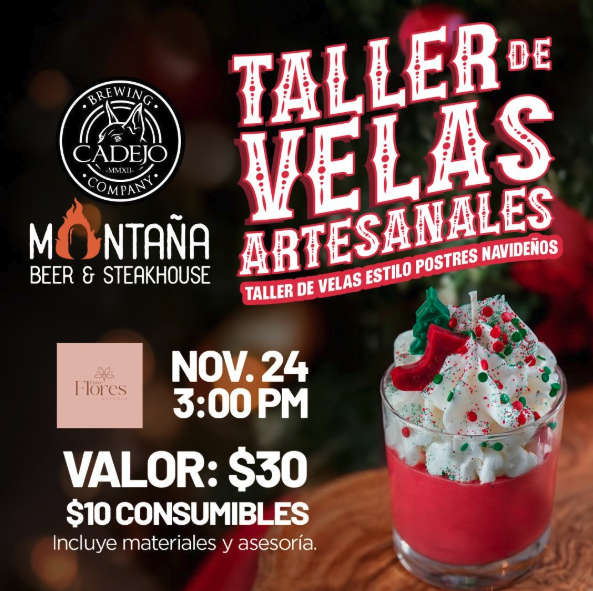 Taller de Velas Artesanales: Postres Navideños