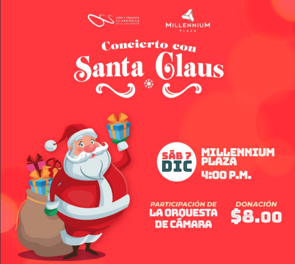 Una tarde con música y Santa Claus
