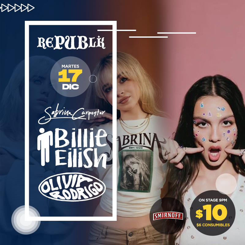 Tributo Olivia Rodrigo, Sabrina Carpenter y Billie Eilish  