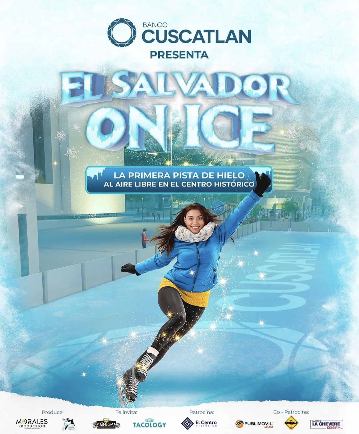 Pista De Patinaje Sobre Hielo Al Aire Libre En El Centro Histórico ¨On Ice¨