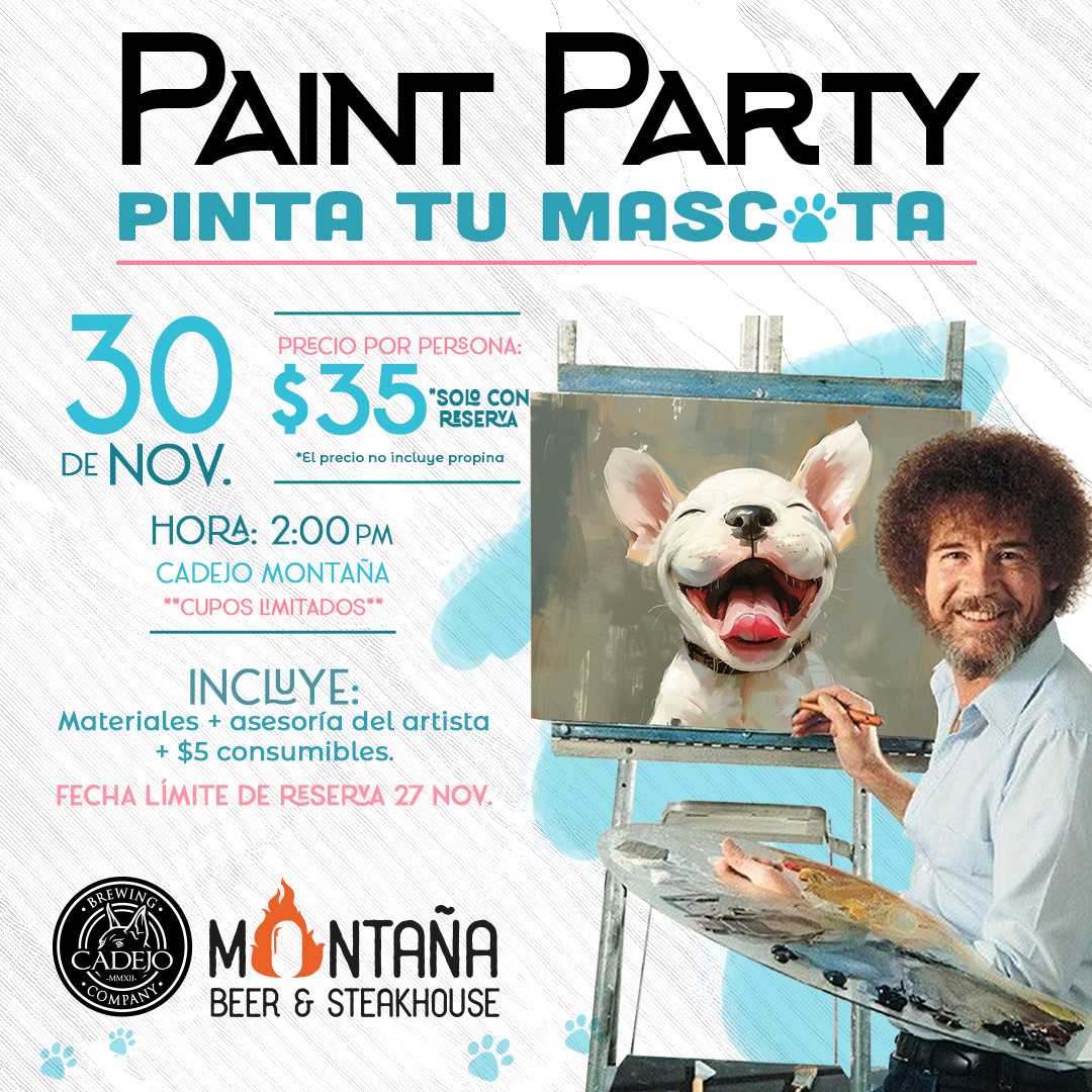Taller Paint Party: Retratá a tu Mascota