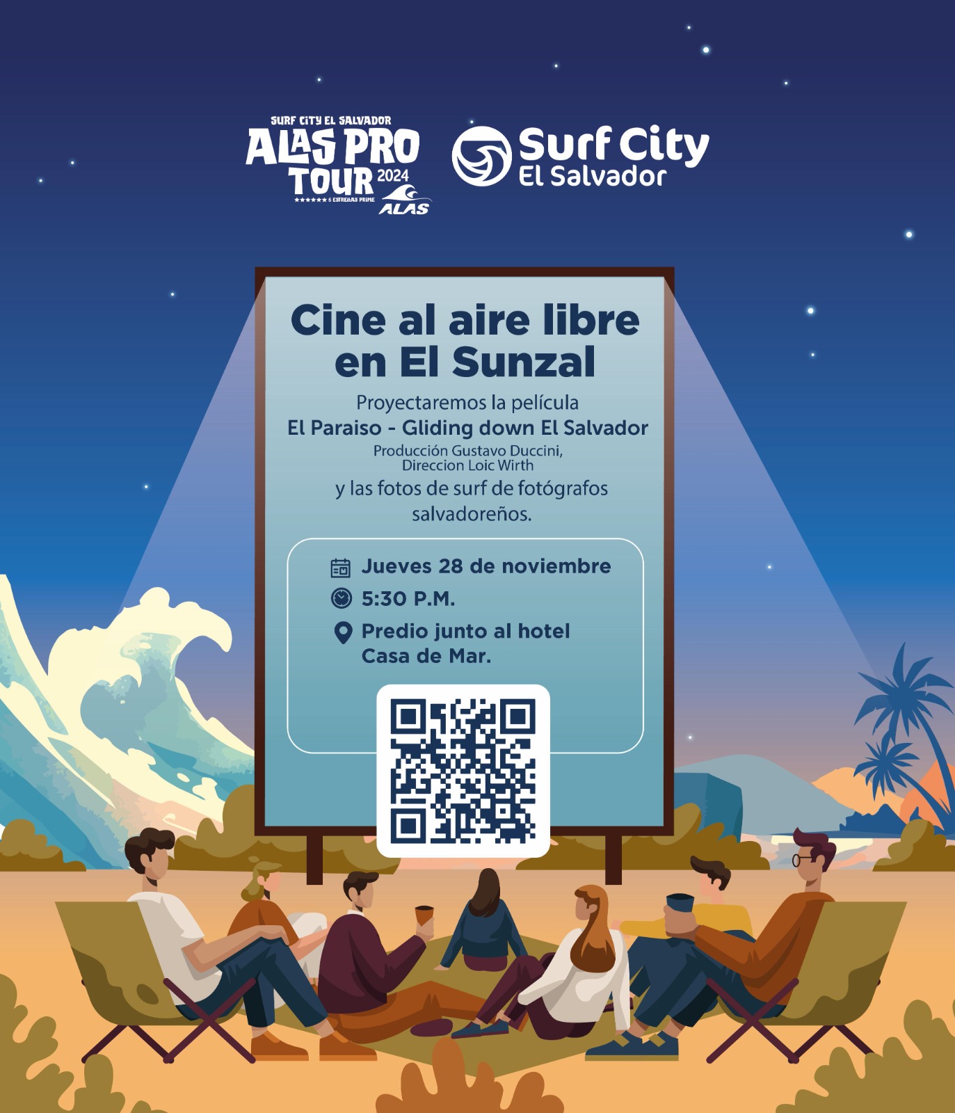Cine Al Aire Libre En El Sunzal