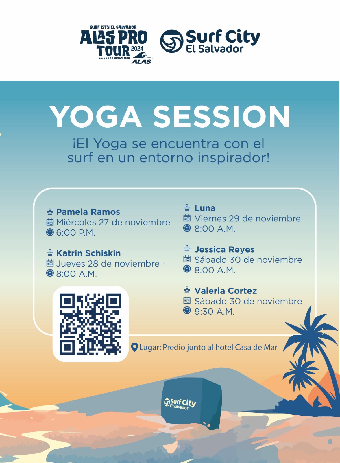 Yoga Session En La Playa 