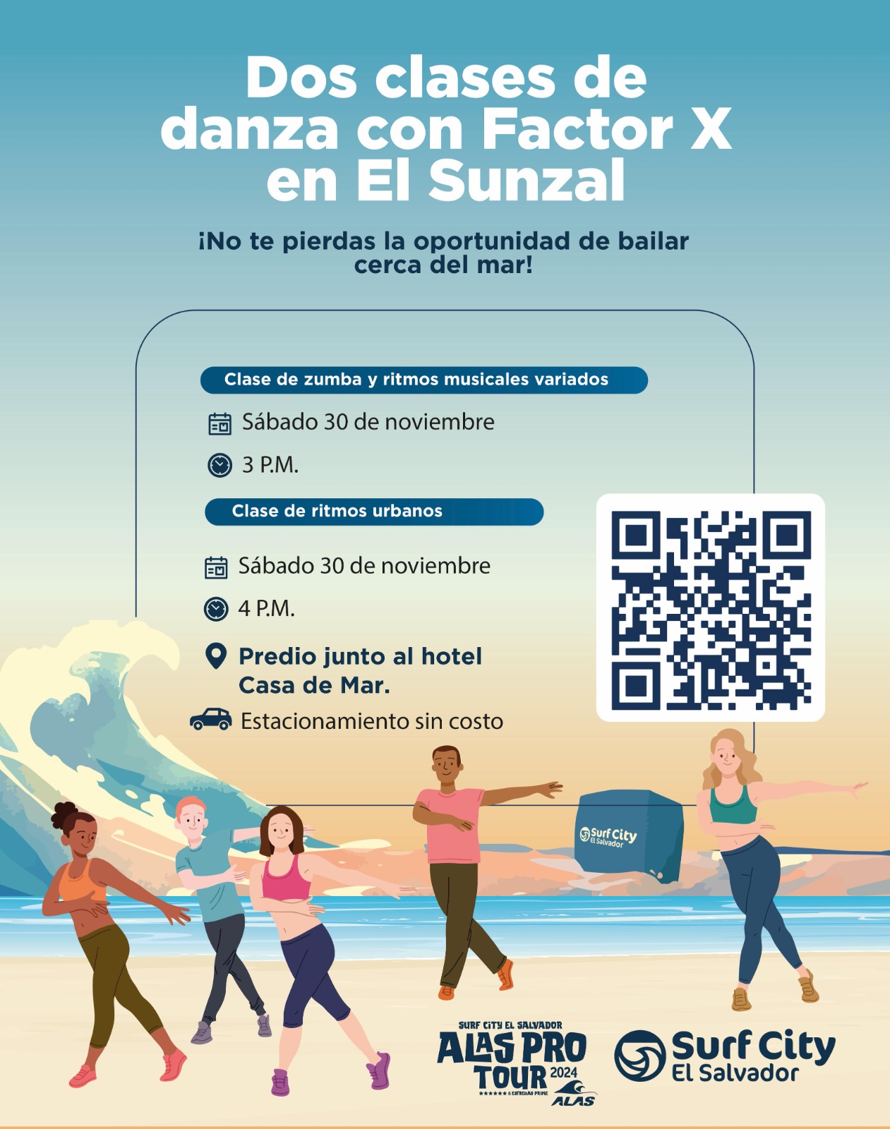 Dos clases de danza con Factor X en El Sunzal