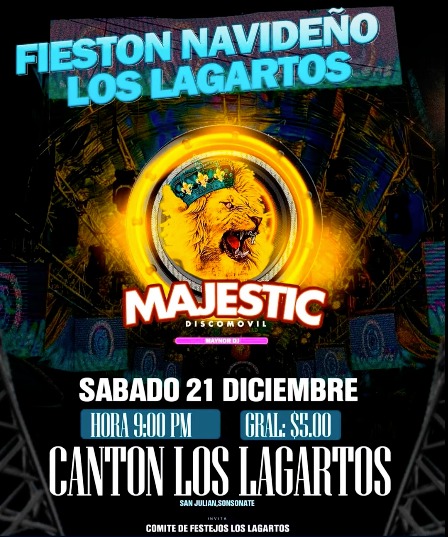 Fieston Navideño en Canton los Lagartos 